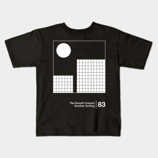 The Durutti Column - Minimal Graphic Design Tribute Kids T-Shirt